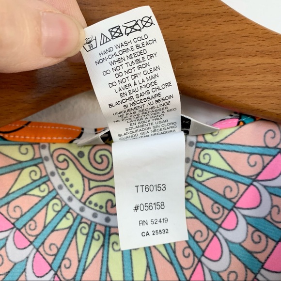 Trina Turk Capri Lace Up Sherbert Orange Tunic Swim Coverup - Picture 5 of 7